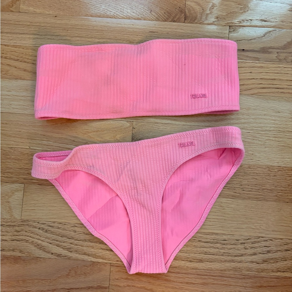 Triangl Swimwear Pink Bikini Set